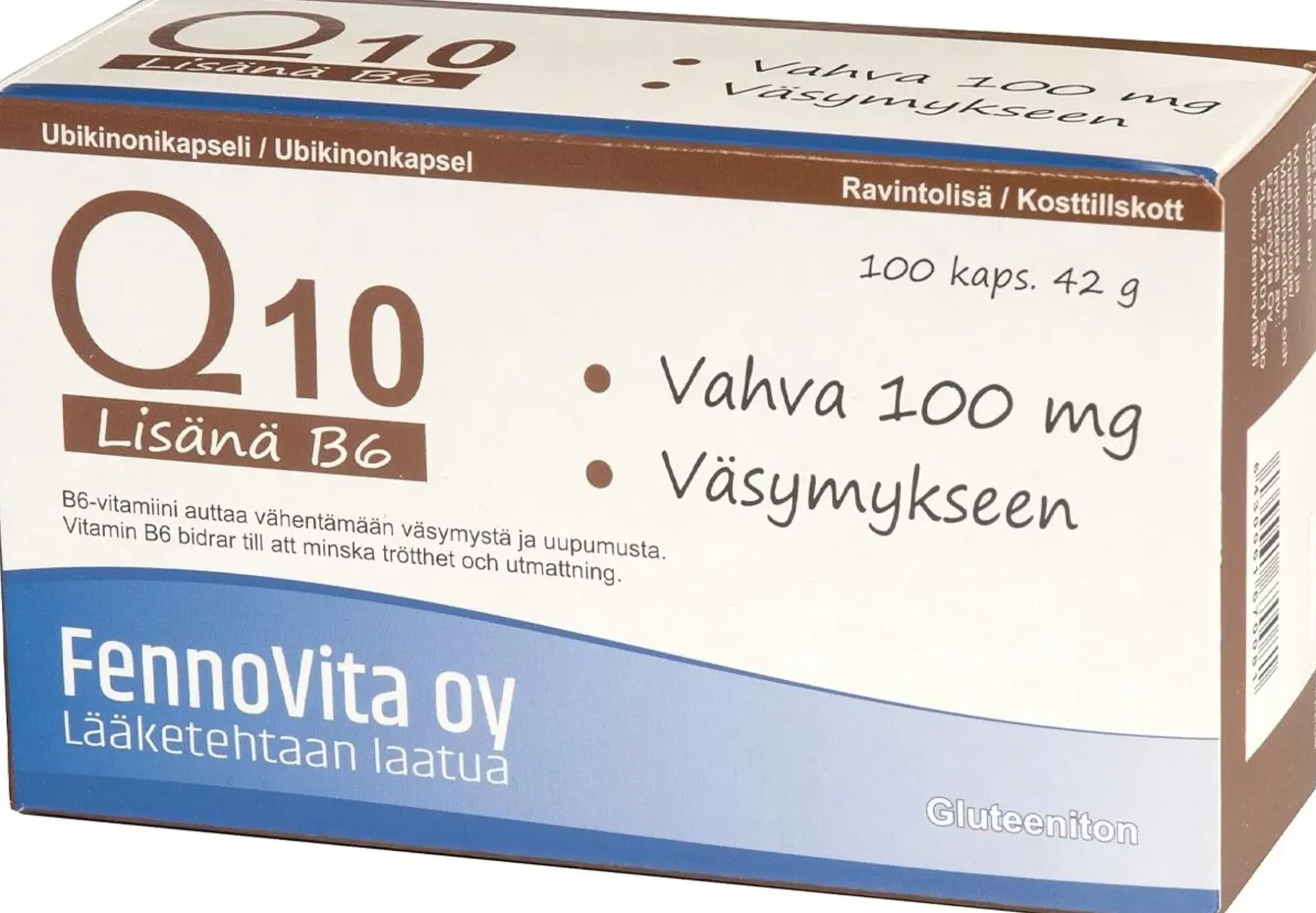 Fennovita Ubikinonit Ja Ubikinolit<42g Ravintolisä Q10 + B6