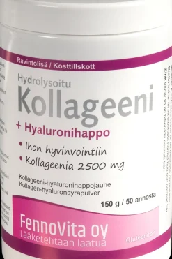 Fennovita Kauneuden Hyvinvointivalmisteet<Kollageeni + Hyaluronihappo