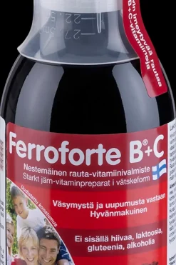 New B + C nestemäinen rauta-vitamiinivalmiste 250 ml Kivennäis- Ja Hivenaineet