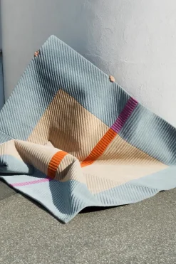 Finarte Olohuoneen Matot<Akaatti villamatto beige-sininen