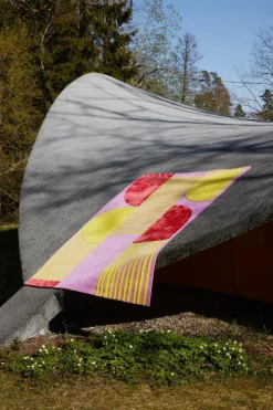 New Stool villamatto kelt.-v.pun. Olohuoneen Matot