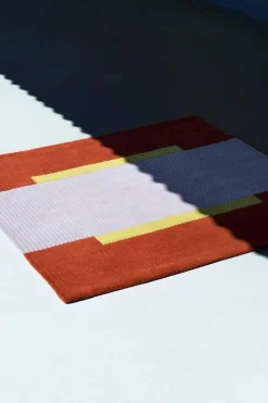 Finarte Olohuoneen Matot<Umbra villamatto lila-ruoste