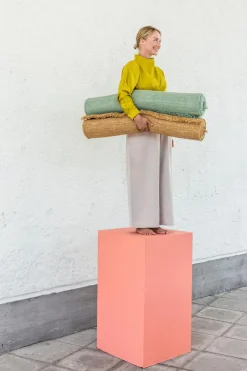 Finarte Olohuoneen Matot|Käytävämatot<Vega villamatto nkeltainen