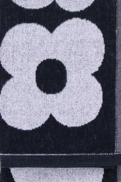 Best käsipyyhe Kukka 50x70cm musta-valkoinen Pyyhkeet