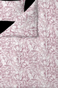 Finlayson Pussilakanat<Pioni tencell-satiinipussilakanasetti Pioni 150x210+50x60 cm roosa