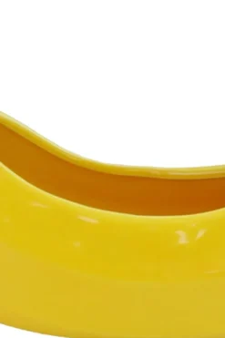Finnmari Maljakot<Banaani kulho 26x8,5x15 cm keraaminen keltainen
