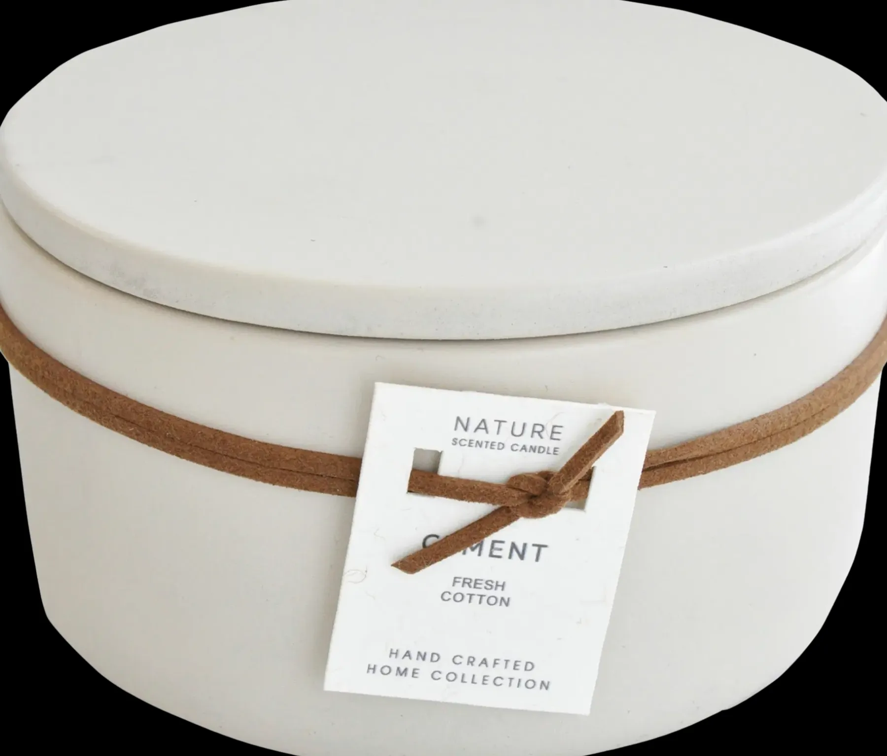 Best Keraaminen kynttilä 13x13x8 cm beige tuoksu Fresh Cotton Kynttilät