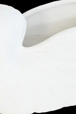 Finnmari Maljakot<Simpukka ruukku 19x9,5x12,5 cm keraaminen valkoinen