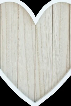 Discount Sydän tarjotin 28x28x2 cm puu Maljakot