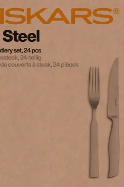 Best All Steel pihviaterimet 24-osainen Aterimet Ja Ottimet