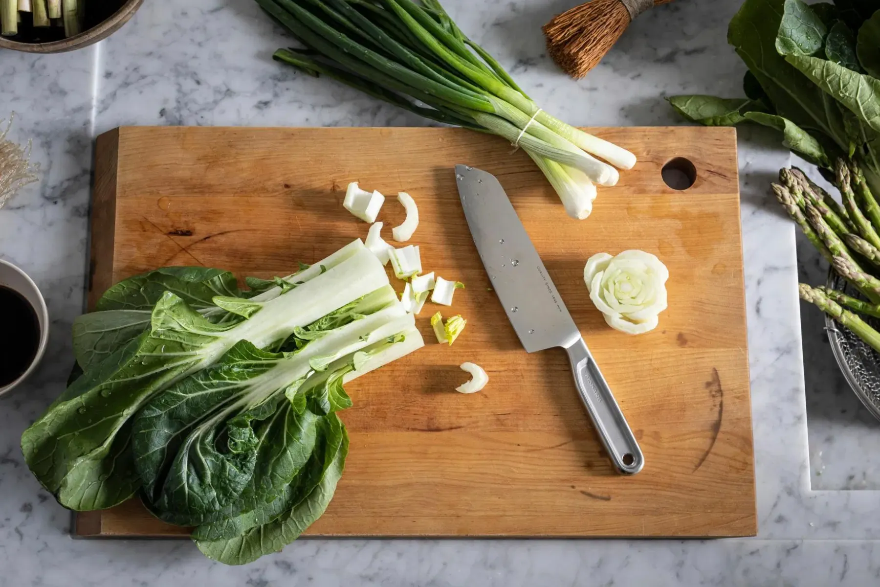 Fiskars Keittiöveitset<All Steel Santoku veitsi