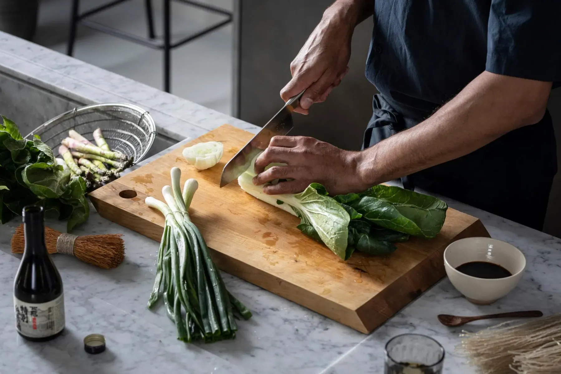 Fiskars Keittiöveitset<All Steel Santoku veitsi