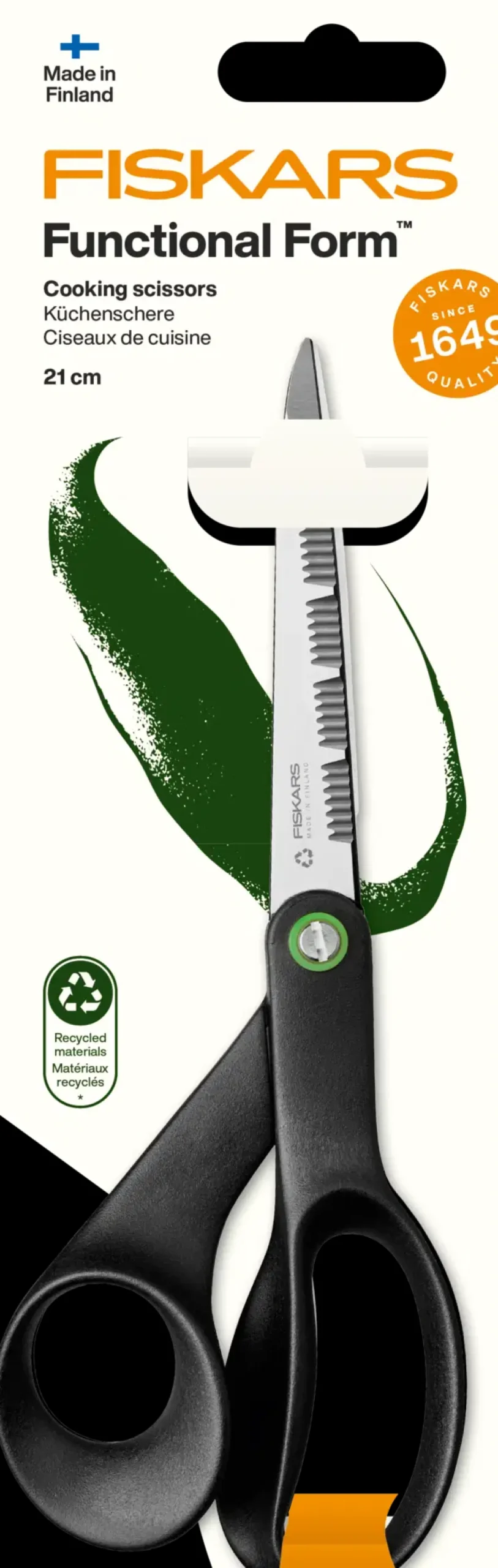 Fiskars Sakset<FF ReNew keittiösakset 21 cm