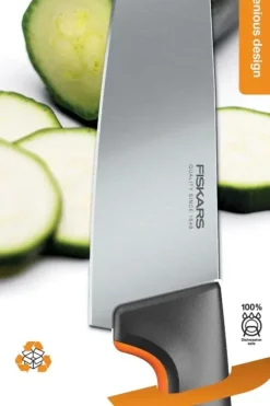 Fiskars Keittiöveitset<Functional Form Kokinveitsi, medium musta 16 cm