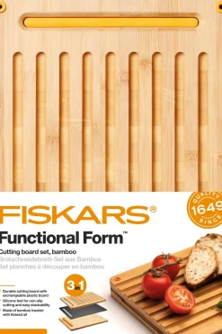 Discount Functional Form Leikkuualustasetti musta Keittiöveitset