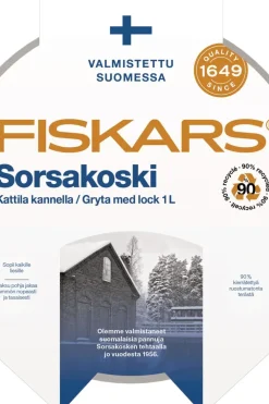 Fiskars Kattilat Ja Kasarit<Sorsakoski kattila 1l
