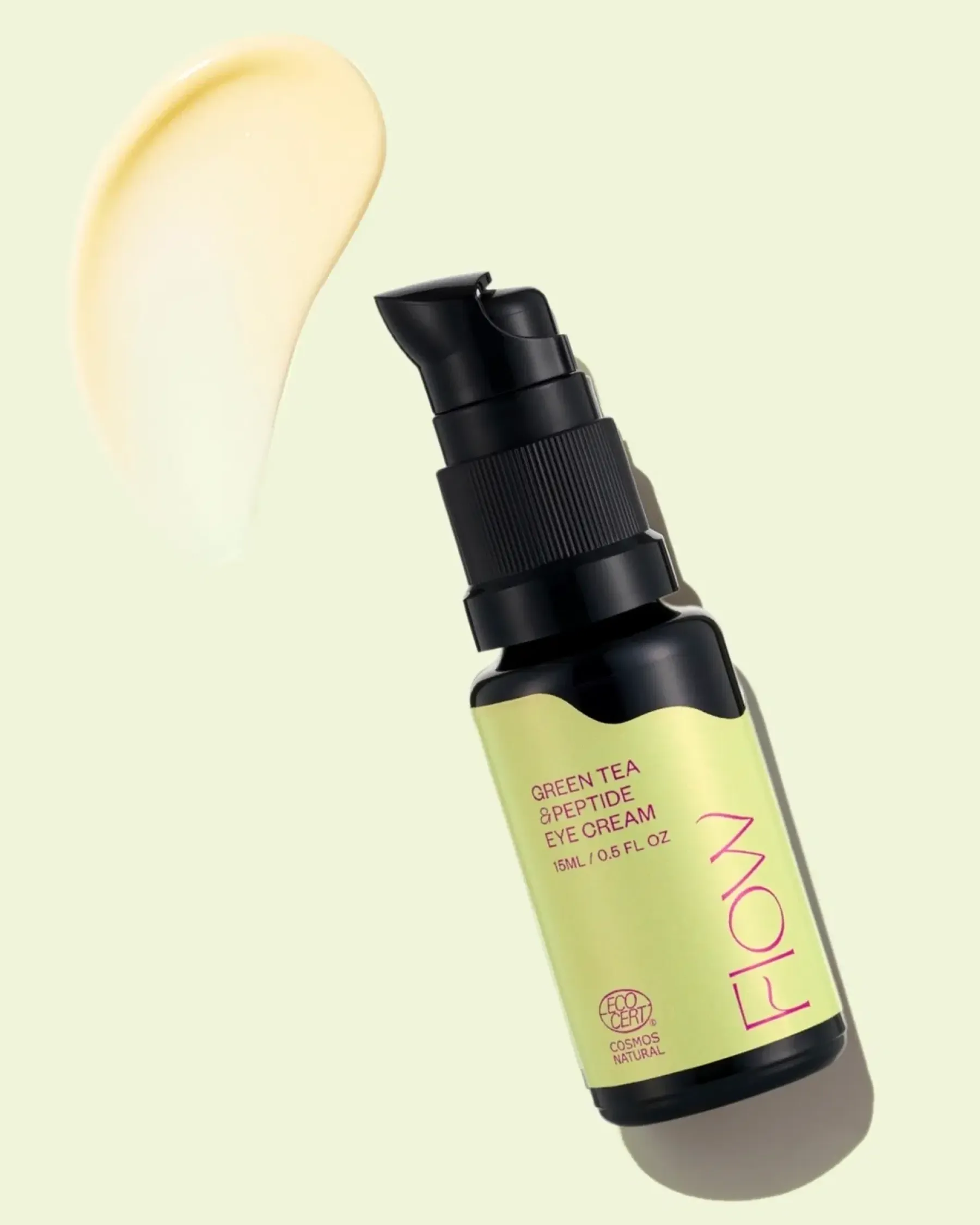 Flow Cosmetics Ihonhoito|Kasvojenhoito<Green Tea & Peptide Eye Cream -silmänympärysvoide 15ml