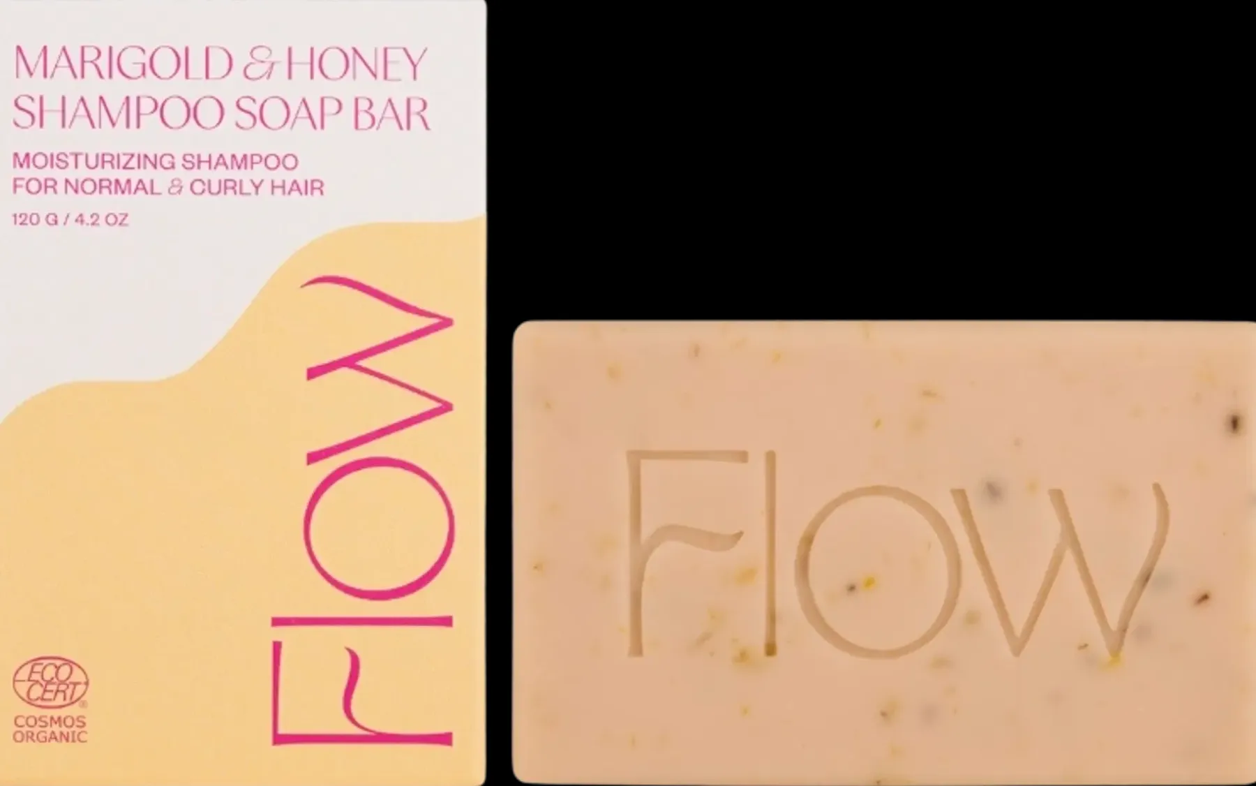 Flow Cosmetics Hiukset|Shampoot<Marigold & Honey Shampoo Soap Bar -shampoopala 120g