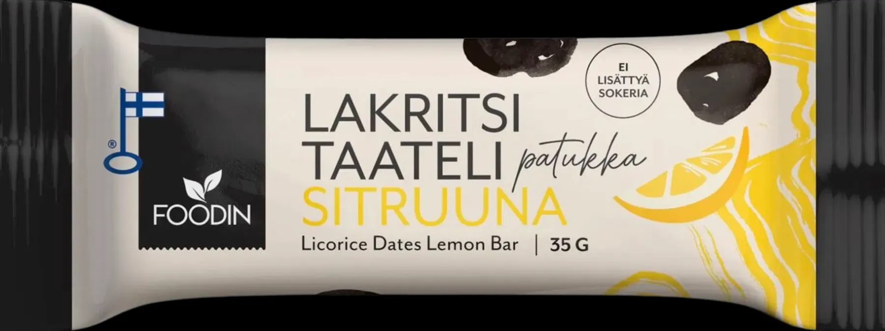Best Lakritsitaatelipatukka Sitruuna 35g Urheiluravinnepatukat