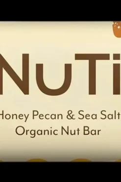 New NUTI, Hunaja, Pekaani & Merisuola, Luomu, 35g Urheiluravinnepatukat