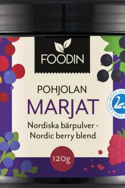 Foodin Jauheet Ja Kuivatut Tuotteet<Pohjolan marjat- kotimainen marjajauhesekoitus, 120g