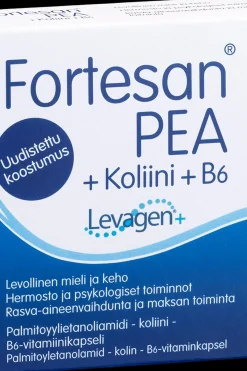 Fortesan Erityisvalmisteet<PEA + Koliini + B6 Palmitoyylietanoliamidi - koliini - B6-vitamiinikapseli 60 kaps