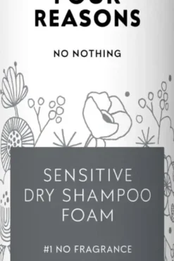 New No Nothing Sensitive Dry Shampoo Foam kuivashampoo vaahto 200 ml Hajusteettomat Hiustuotteet|Hiusten Muotoilutuotteet