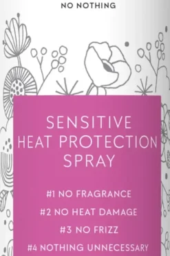 Four Reasons Hajusteettomat Hiustuotteet|Hiusten Muotoilutuotteet<No nothing Sensitive Heat Protection Spray lämpösuojasuihke 200 ml