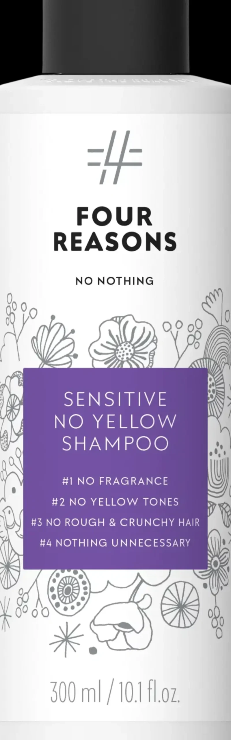 Four Reasons Hajusteettomat Hiustuotteet|Hiustenhoito<No Nothing Sensitive No Yellow Shampoo 300 ml
