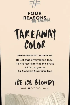 Four Reasons Hiusvärit|Hiustenhoito<Original Takeaway Color 10.01 Ice Ice Blondy kestosävyte