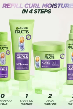 Garnier Curly Girl -Tuotteet|Hiustenhoito<Fructis Method for Curls jätettävä suihke kihartuville hiuksille 150ml