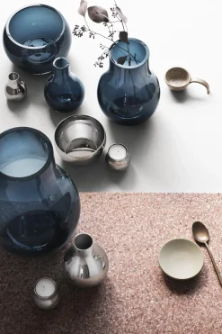 Clearance Cafu maljakko 21 cm, sininen lasi Maljakot