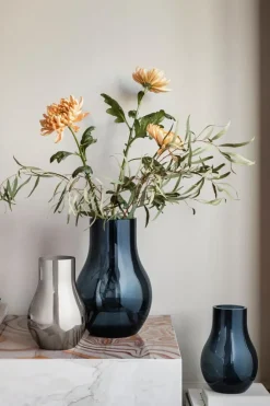 Clearance Cafu maljakko 21 cm, sininen lasi Maljakot