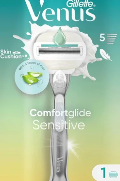 Best Venus Comfortglide Sensitive with Aloe ihokarvanajohöylä Karvanpoisto