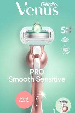 Online Venus Pro Smooth Sensitive Ihokarvanajohöylä + Seinäpidike Karvanpoisto