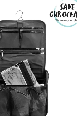 Gillian Jones Meikkipussit Ja Toilettilaukut<ripustettava toilettilaukku, musta