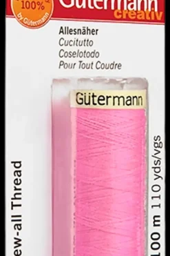 Gütermann Muut Käsityötarvikkeet<yleisompelulanka 100 m polyesteriä, vaalean punainen