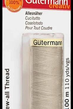 Hot yleisompelulanka 100 m polyesteriä, vaalea beige Muut Käsityötarvikkeet