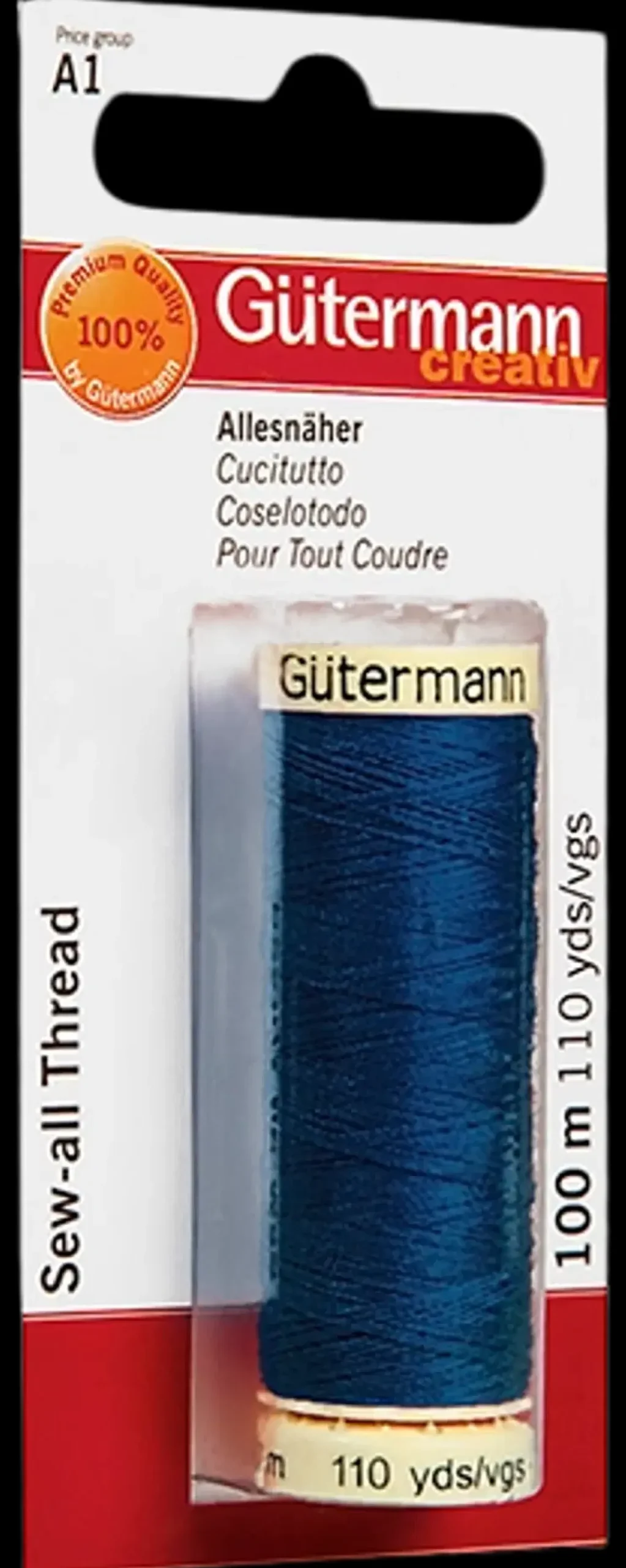 Gütermann Muut Käsityötarvikkeet<yleisompelulanka 100 m polyesteriä, tumman sininen