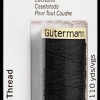 Gütermann Muut Käsityötarvikkeet<yleisompelulanka 100 m polyesteriä, musta