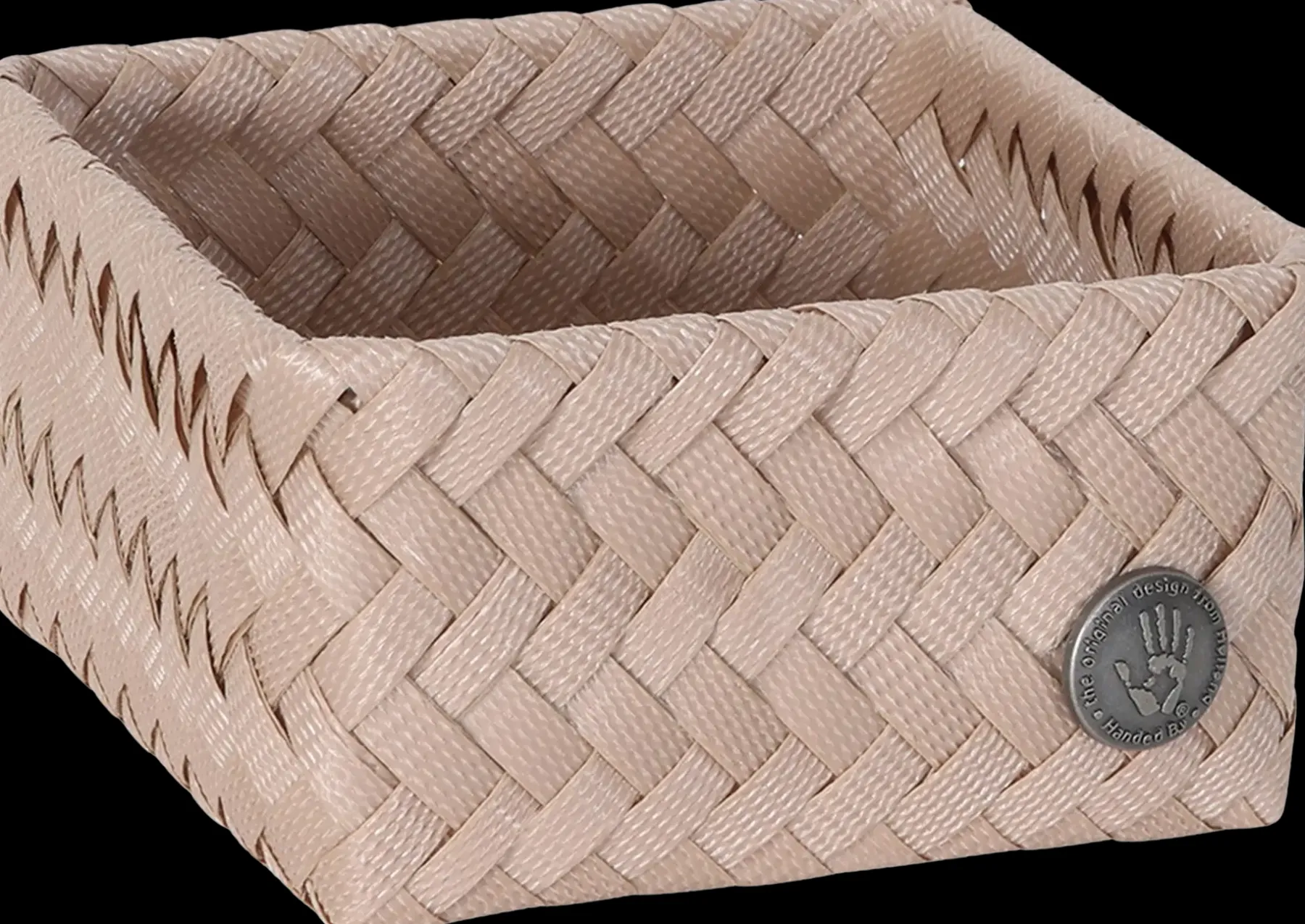 Handed By Korit Ja Rasiat<neliö minikori cafe latte 7 x 12 x 12 cm