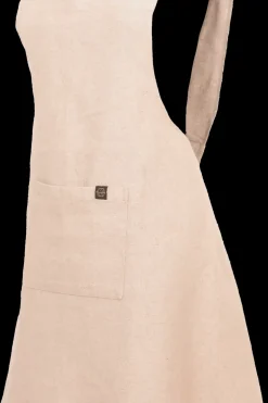 HAOMY Keittiötekstiilit<Esiliina Osani pellava-puuvilla 90x130 cm pellava