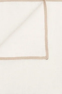 HAOMY Servetit Ja Lautasliinat<Lautasliina Corte pellava-puuvilla 40x40 cm valkoinen