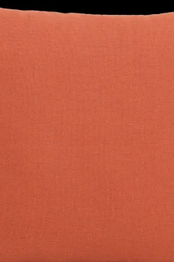 Discount Tyynynpäällinen Figari pellava-puuvilla 45x45 cm tiili Sisustustyynyt Ja Tyynynpäälliset