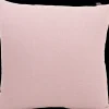 Clearance Tyynynpäällinen Figari pellava-puuvilla 45x45 cm vaaleanpunainen Sisustustyynyt Ja Tyynynpäälliset
