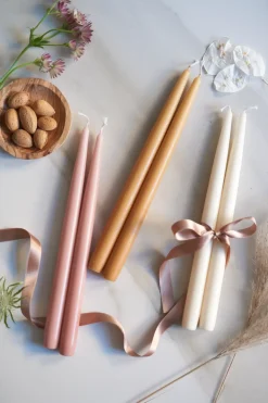 Hot antiikkikynttilä magnolia 28cm 4 kpl 8 h Kynttilät