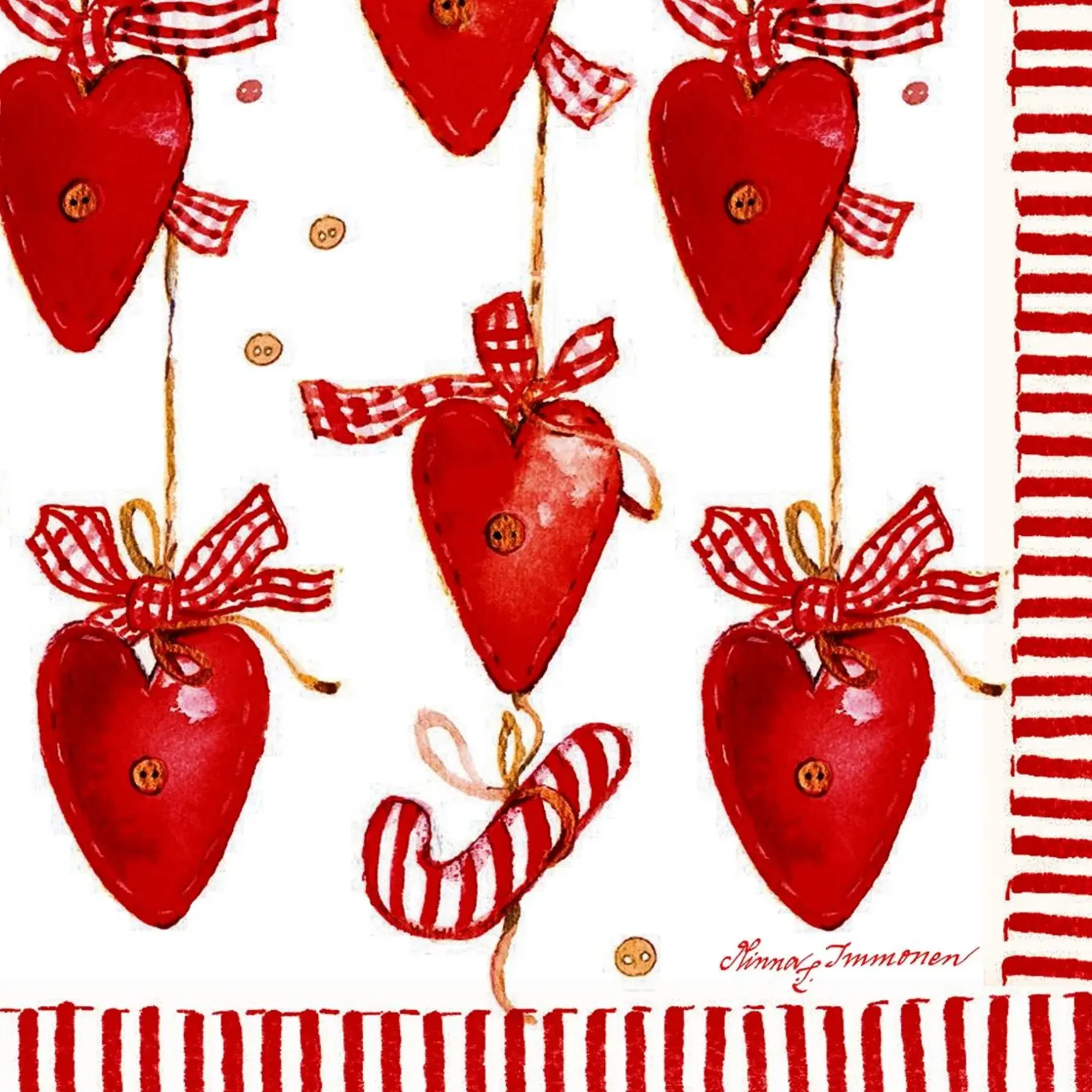 Havi Servetit Ja Lautasliinat<lautasliina Joulukaramelli 33cm 20kpl