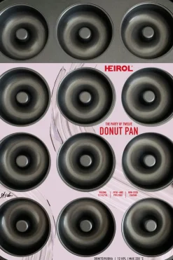 Heirol Ruoanvalmistusastiat<donitsivuoka (12 kpl), pinnoitettu