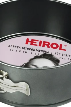 Heirol Ruoanvalmistusastiat<irtopohjavuoka korkea 16x8 cm 1,4 l pinnoitettu