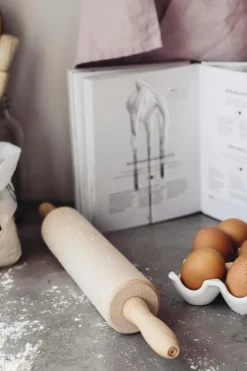 Heirol Keittiötyövälineet<puukaulin, laakeroitu 22,5 cm / 43 cm